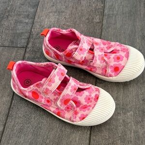Cat & Jack Pink Floral Kids Sneakers